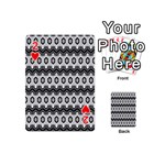 Pattern Abstract Desktop Wallpaper Playing Cards 54 Designs (Mini) Front - Heart2