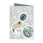 Peisles Pattern Module Design Mini Greeting Card Right