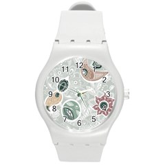 Peisles Pattern Module Design Round Plastic Sport Watch (m) by Hannah976