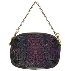 Mandala Neon Symmetric Symmetry Chain Purse (two Sides) by Hannah976