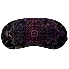 Mandala Neon Symmetric Symmetry Sleep Mask by Hannah976