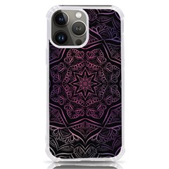 Mandala Neon Symmetric Symmetry Iphone 13 Pro Max Tpu Uv Print Case by Hannah976