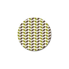 Leaf Plant Pattern Seamless Golf Ball Marker (10 Pack) by Hannah976