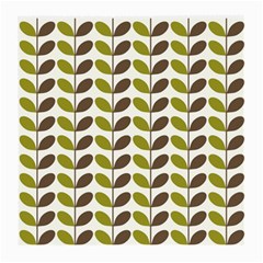 Leaf Plant Pattern Seamless Medium Glasses Cloth (2 Sides)