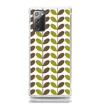 Leaf Plant Pattern Seamless Samsung Galaxy Note 20 TPU UV Case Front