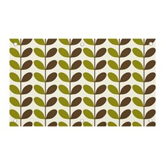 Leaf Plant Pattern Seamless Banner And Sign 5  X 3  by Hannah976