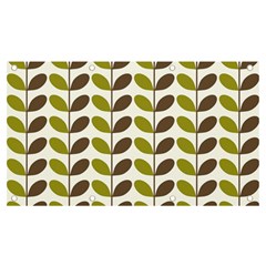 Leaf Plant Pattern Seamless Banner And Sign 7  X 4  by Hannah976