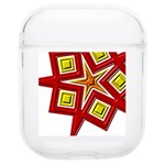 Pattern Tile Decorative Design Star Soft TPU AirPods 1/2 Case Front