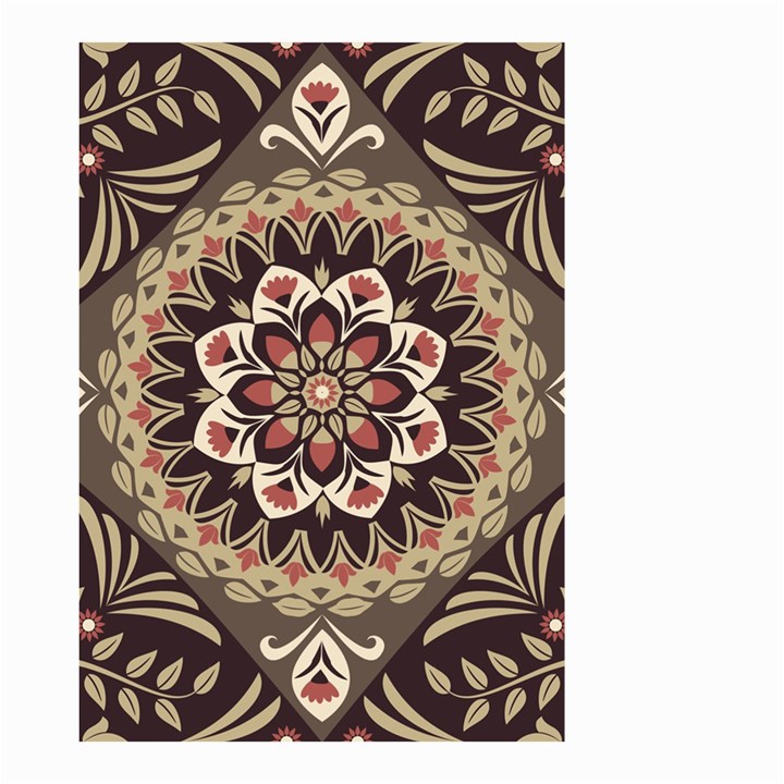 Seamless Pattern Floral Flower Small Garden Flag (Two Sides)