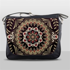 Seamless Pattern Floral Flower Messenger Bag by Hannah976