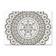 Vector Mandala Drawing Decoration Sticker A4 (10 Pack) by Hannah976