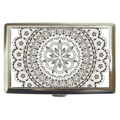 Vector Mandala Drawing Decoration Cigarette Money Case by Hannah976