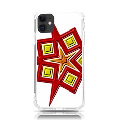 Pattern Tile Decorative Design Star Iphone 11 Tpu Uv Print Case by Hannah976