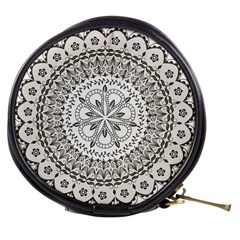 Vector Mandala Drawing Decoration Mini Makeup Bag by Hannah976