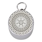 Vector Mandala Drawing Decoration Mini Silver Compasses Front