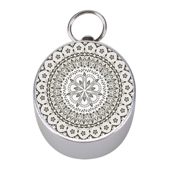 Vector Mandala Drawing Decoration Mini Silver Compasses