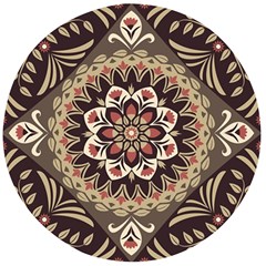 Seamless Pattern Floral Flower Wooden Bottle Opener (round) by Hannah976