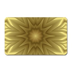 Background Pattern Golden Yellow Magnet (rectangular) by Hannah976