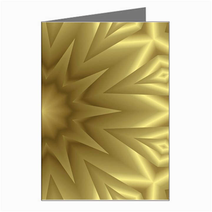 Background Pattern Golden Yellow Greeting Card