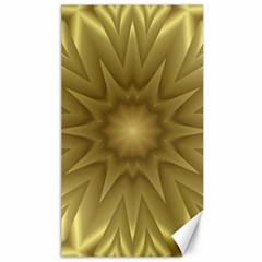 Background Pattern Golden Yellow Canvas 40  X 72  by Hannah976