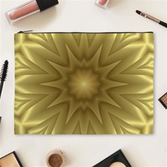 Background Pattern Golden Yellow Cosmetic Bag (xl) by Hannah976