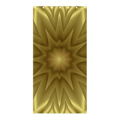 Background Pattern Golden Yellow Shower Curtain 36  X 72  (stall)  by Hannah976