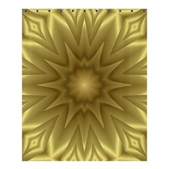 Background Pattern Golden Yellow Shower Curtain 60  X 72  (medium)  by Hannah976