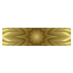 Background Pattern Golden Yellow Oblong Satin Scarf (16  X 60 ) by Hannah976