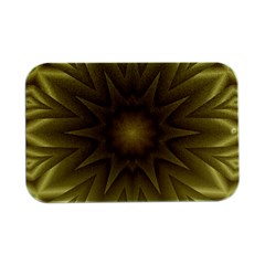 Background Pattern Golden Yellow Open Lid Metal Box (silver)   by Hannah976