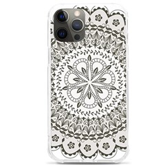 Vector Mandala Drawing Decoration Iphone 12 Pro Max Tpu Uv Print Case by Hannah976