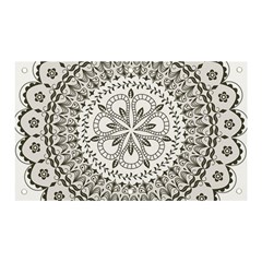 Vector Mandala Drawing Decoration Banner And Sign 5  X 3  by Hannah976