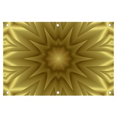 Background Pattern Golden Yellow Banner And Sign 6  X 4  by Hannah976