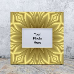 Background Pattern Golden Yellow White Box Photo Frame 4  X 6 