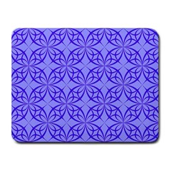 Decor Pattern Blue Curved Line Small Mousepad