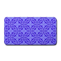 Decor Pattern Blue Curved Line Medium Bar Mat by Hannah976