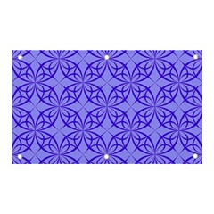 Decor Pattern Blue Curved Line Banner And Sign 5  X 3  by Hannah976