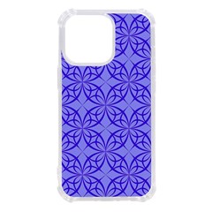 Decor Pattern Blue Curved Line Iphone 13 Pro Tpu Uv Print Case by Hannah976