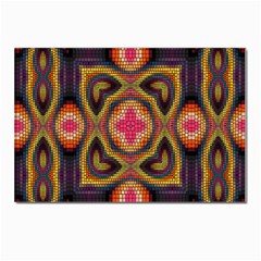 Kaleidoscope Art Pattern Ornament Postcards 5  x 7  (Pkg of 10)