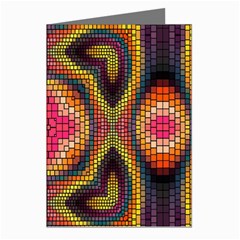 Kaleidoscope Art Pattern Ornament Greeting Cards (Pkg of 8)