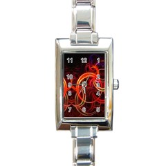 Colorful Prismatic Chromatic Rectangle Italian Charm Watch by Hannah976