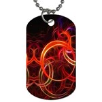 Colorful Prismatic Chromatic Dog Tag (One Side) Front