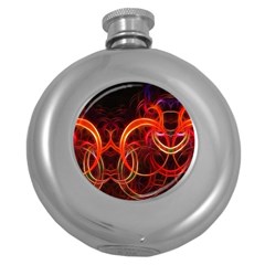 Colorful Prismatic Chromatic Round Hip Flask (5 Oz) by Hannah976