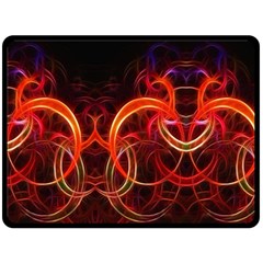 Colorful Prismatic Chromatic Fleece Blanket (large) by Hannah976