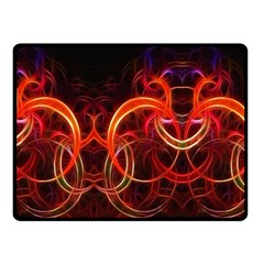 Colorful Prismatic Chromatic Two Sides Fleece Blanket (small) by Hannah976