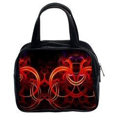 Background Fractal Abstract Classic Handbag (two Sides) by Hannah976