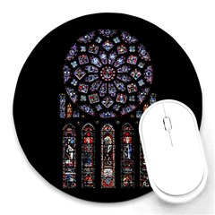 Rosette Cathedral Round Mousepad