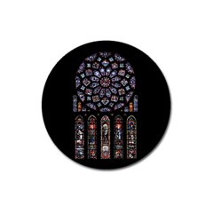 Rosette Cathedral Magnet 3  (Round)