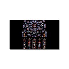 Rosette Cathedral Sticker Rectangular (10 pack)