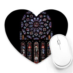 Rosette Cathedral Heart Mousepad