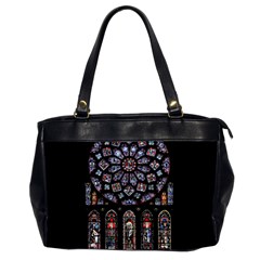 Rosette Cathedral Oversize Office Handbag (2 Sides)